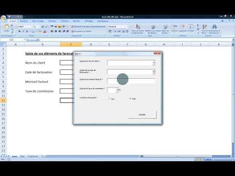Excel VBA 401 Présentation du fichier