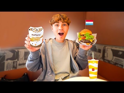 BELG TEST LUXEMBOURG MCDONALDS MENU 🇱🇺🍔 #692