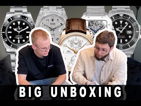 80.000€ Unboxing & Hands-On - Rolex, Cartier, IWC