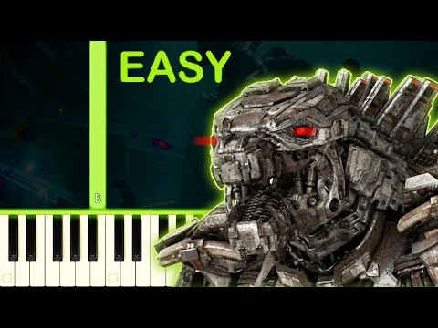 MECHAGODZILLA´S 2021 THEME | GODZILLA VS KONG - EASY Piano Tutorial