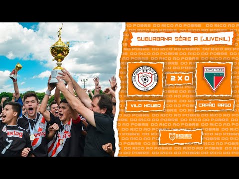 [VT] - CAPÃO RASO 0X2 VILA HAUER [FINAL 2º JOGO | SUBURBANA SÉRIE A 2019 | JUVENIL]