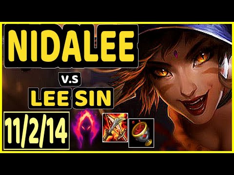 ANDA (NIDALEE) vs LEE SIN - 11/2/14 KDA JUNGLE CHALLENGER GAMEPLAY - NA