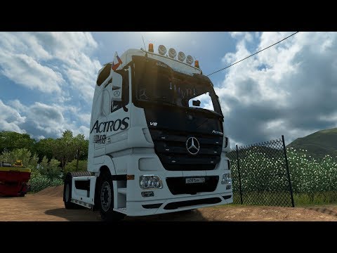 ETS2 Mercedes-Benz Actros MP3 + Southern Region + RGM: Kamennomostsky (RUS) - Yeysk (RUS)