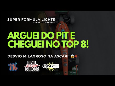 DO PIT LANE AO TOP 8! 🏎️💨 Sobrevivi ao Caos e aos "Malucos" em Monza | iRacing SFL