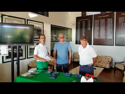 Premiazione gara 20° TOURISTGOLF&TRAVEL - G.C.Punta Ala 30.06.2018