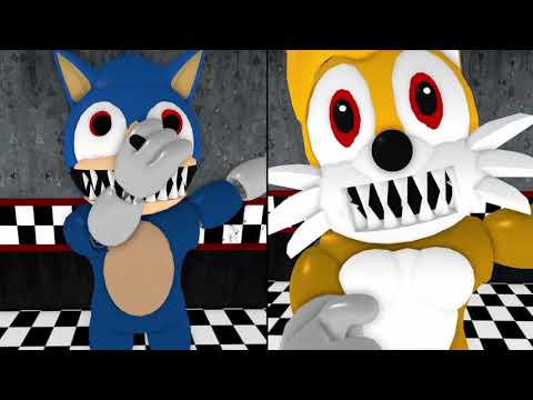 NIGHTMARE SONIC VS NIGHTMARE TAILS JUMPSCARE - Roblox Piggy FANGAME