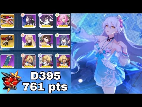 [Honkai Impact 3] SEA - Ex-Abyss Red Lotus (D395) - Assaka 761 pts - GK(SS0) HS SA (BE elf)