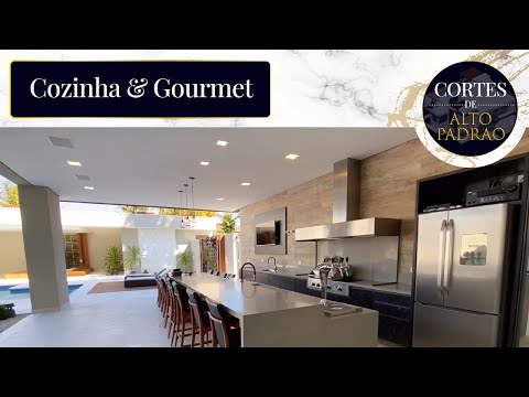 COZINHA e GOURMET a beira de INCRÍVEL PISCINA de MANSÃO de luxo!