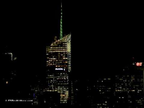Bank Of America Tower NYC Light Show 11/