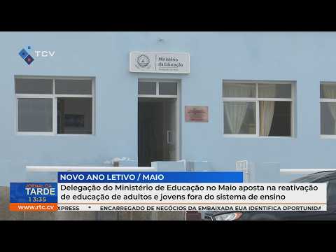 Educação no Maio aposta na reativação do ensino de adultos e jovens fora do sistema