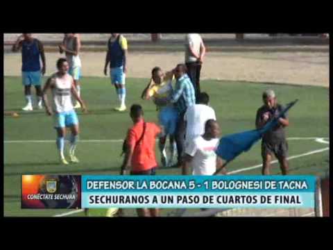 A un paso de cuartos de final. Bocana 5-1 Bolognesi. Noticiero Conéctate Sechura