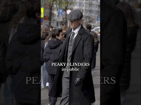 ( Peaky Blinders ) Thomas Shelby Outfits Public Reaction #peakyblinders #tommyshelby #viralshort
