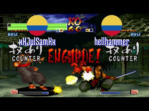 FT5 @samsho4: xXJulSamXx (CO) vs hellhammer (CO) [Samurai Shodown IV Fightcade] Feb 17
