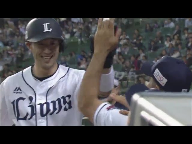【5回裏】勝ち越しの一発!! ライオンズ・外崎 同点にされた直後のアップルパンチ!! 2018/6/16 L-D