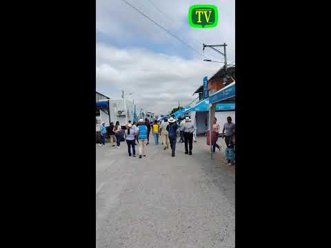 Convoy de cuidado del prefectura del Guayas en la parroquia Tarifa