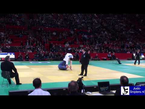 Judo 2010 Grand Slam Paris: Maxim Rakov (KAZ) - Cyrille Maret (FRA) [-100kg].