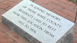 Wake County Home Cemetery Memorial Dedication