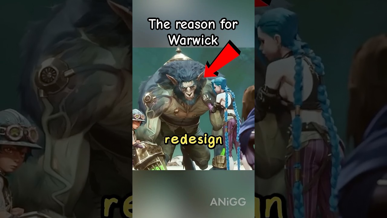 The Reason Warwick design changed in Arcane #arcane #leagueoflegends #arcaneclip #shorts