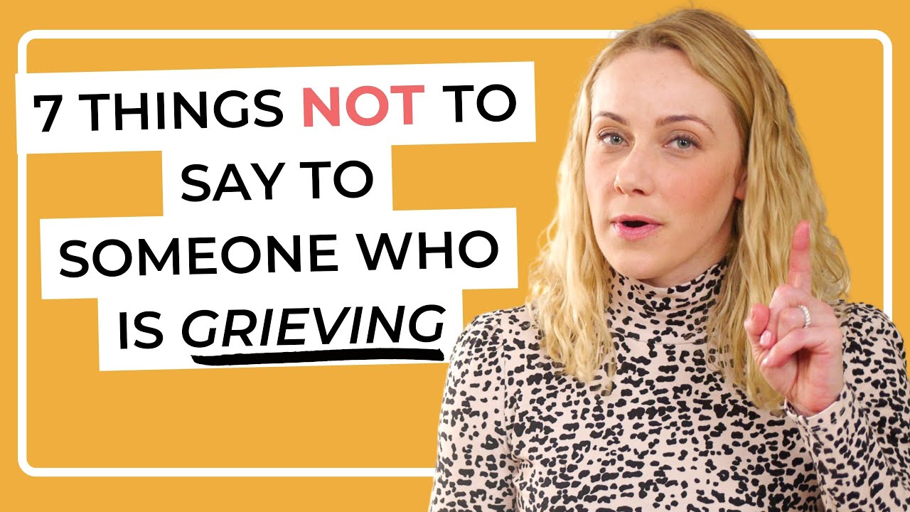 7 things NOT to say to someone who is grieving (and what to say instead) + A Persona Update