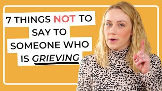 7 things NOT to say to someone who is grieving (and what to say instead) + A Persona Update