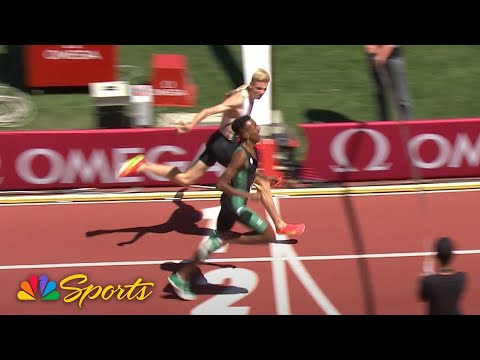 Niels Laros STUNS Yared Nuguse in Bowerman Mile comeback win at Prefontaine Classic | NBC Sports