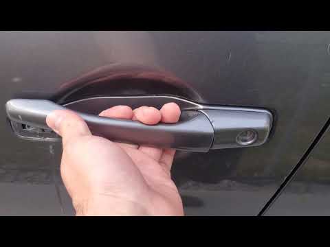 Mitsubishi Galant 2006 SE drivers door handle & trunk door hinges   replacement combined video