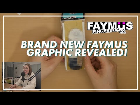 THE NEWEST FAYMUS GRAPHIC DEBUT! (Faymus Decks Unboxing) | Fingerboarding
