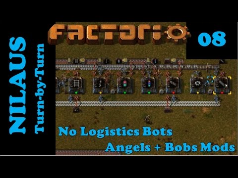 Lets Play Factorio S6E08 - Railway components and Turret production