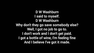 THE MONKEES D. W. Washburn (+lyrics)