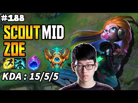 EDG Scout Zoe vs Azir MID - Korea Challenger Season 8