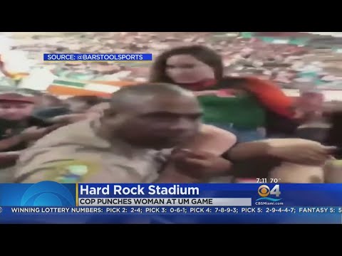 Video Shows Police Officer Punch Miami Fan After Being Slapped