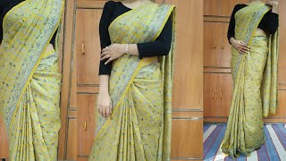 office look saree how to wear saree in office look
