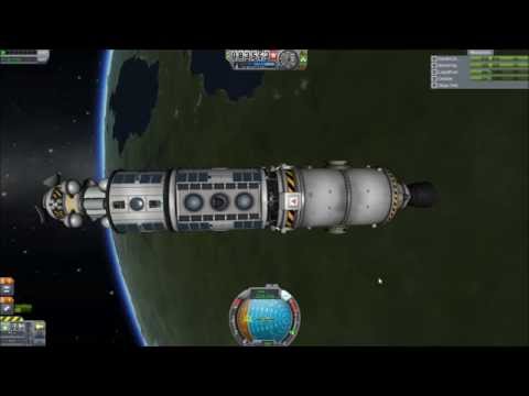 KSP Career Mode Ep#13: Space station!