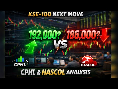 PSX Technical  Next Target: 192,000 or 186,000? | Deep Analysis of CPHL & HASCOL