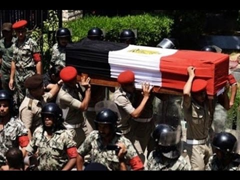 EGYPT || HANDOUT || Military funeral held for policemen killed in Helwan attack