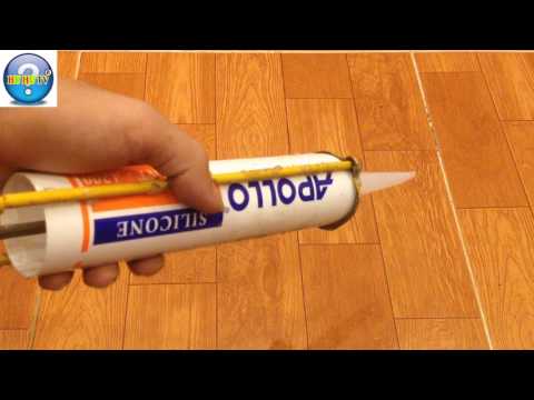 Keo silicon, Cách sử dụng súng bắn keo silicon , Hướng dẫn sử dụng keo dính silicon