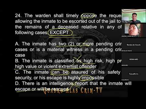 COR AD CORRECTIONAL ADMINISTRATION LECTURE BY RENZ VENTURA