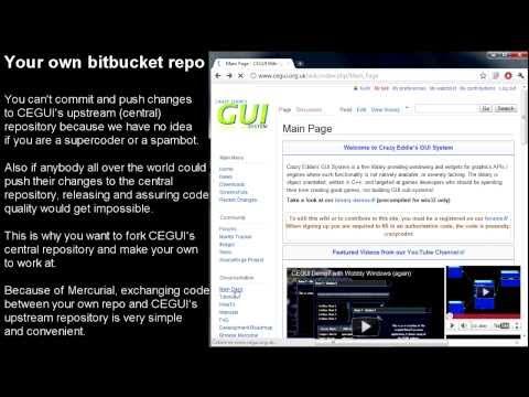 Mercurial Tutorial: How to Contribute Code to CEGUI