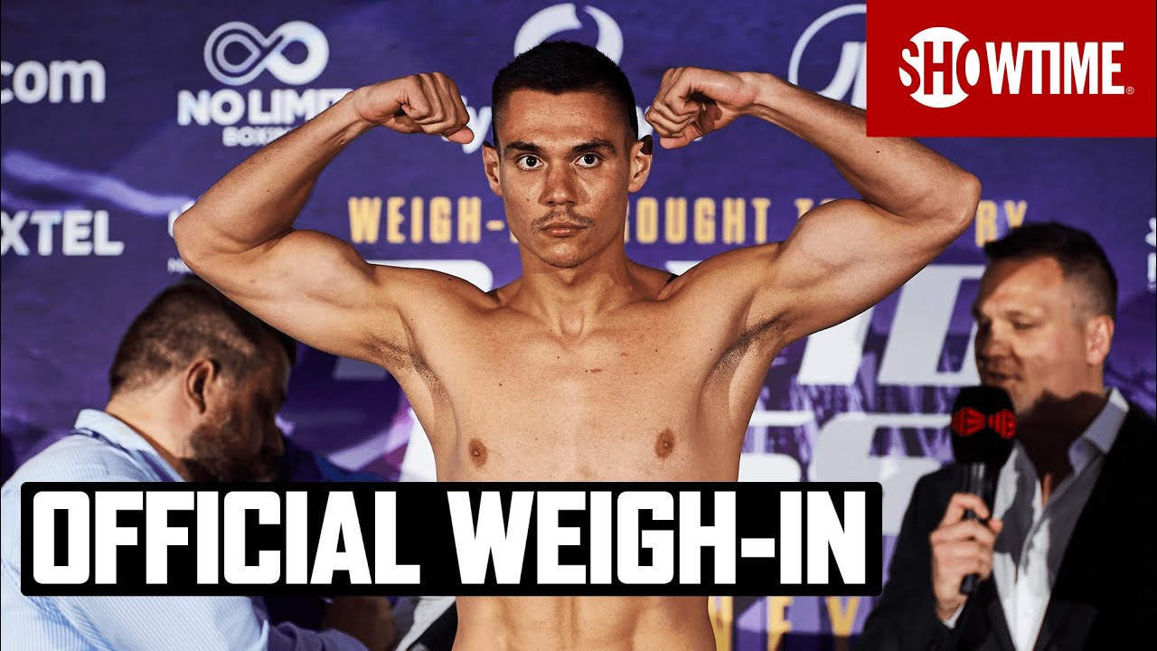 Tim Tszyu vs. Terrell Gausha: Official Weigh-In | SHOWTIME CHAMPIONSHIP BOXING