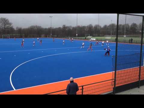 Scoreverloop Dames 1 thuis tegen Ommoord D1