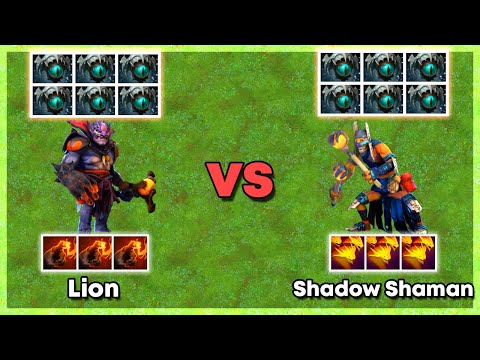 Level 30 Lion vs Level 30 Shadow Shaman - Dota 2 1v1