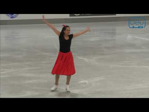 Amira El Bahi. Oberstdorf 2018. Bronze Ladies I Artistic. 18 place