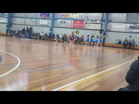 Scoring n the grand final. U10 basketball 2018