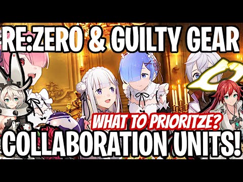 6 SUMMONABLE COLLAB LIMITEDS! - TWO BACK TO BACK COLLABS! - Epic Seven x Guilty Gear x Re: Zero