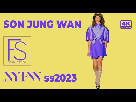 2023 NYFW Spring/Summer SON JUNG WAN  Full Fashion Runway Show  4K UHD New York Enchanting Romance
