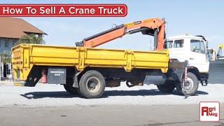 How to sell a used crane truck