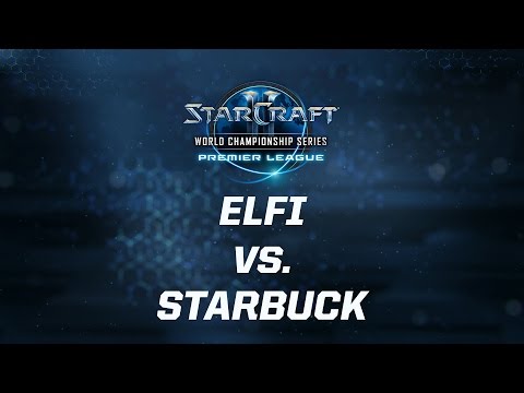 StarCraft 2 - elfi vs Starbuck (PvZ) - WCS Premier League Ro32 - Group B