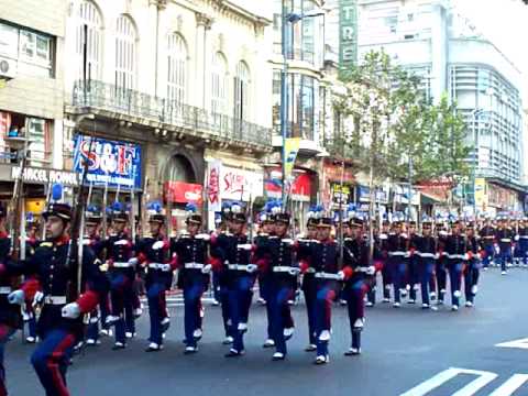 Desfile 19 de Junio de 2009, Escuela Militar. Marcha "San Lorenzo"
