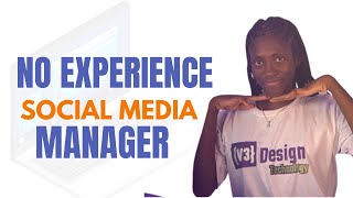 Social media management for beginners - No Experience