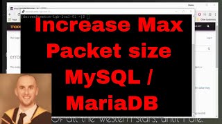 YouTube Thumbnail for How to increase max allowed packet size on mariaDB (mysql) on CentOs